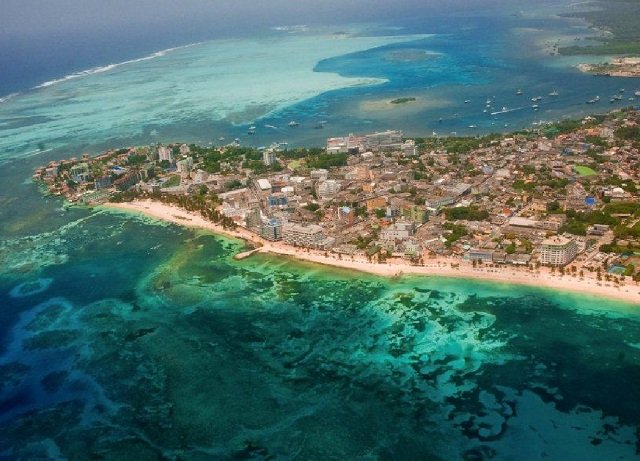 Mapa turístico de San Andrés